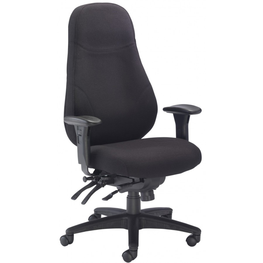 Cheetah Fabric 24hr Heavy Duty Office Chair